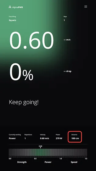 Velocity drop