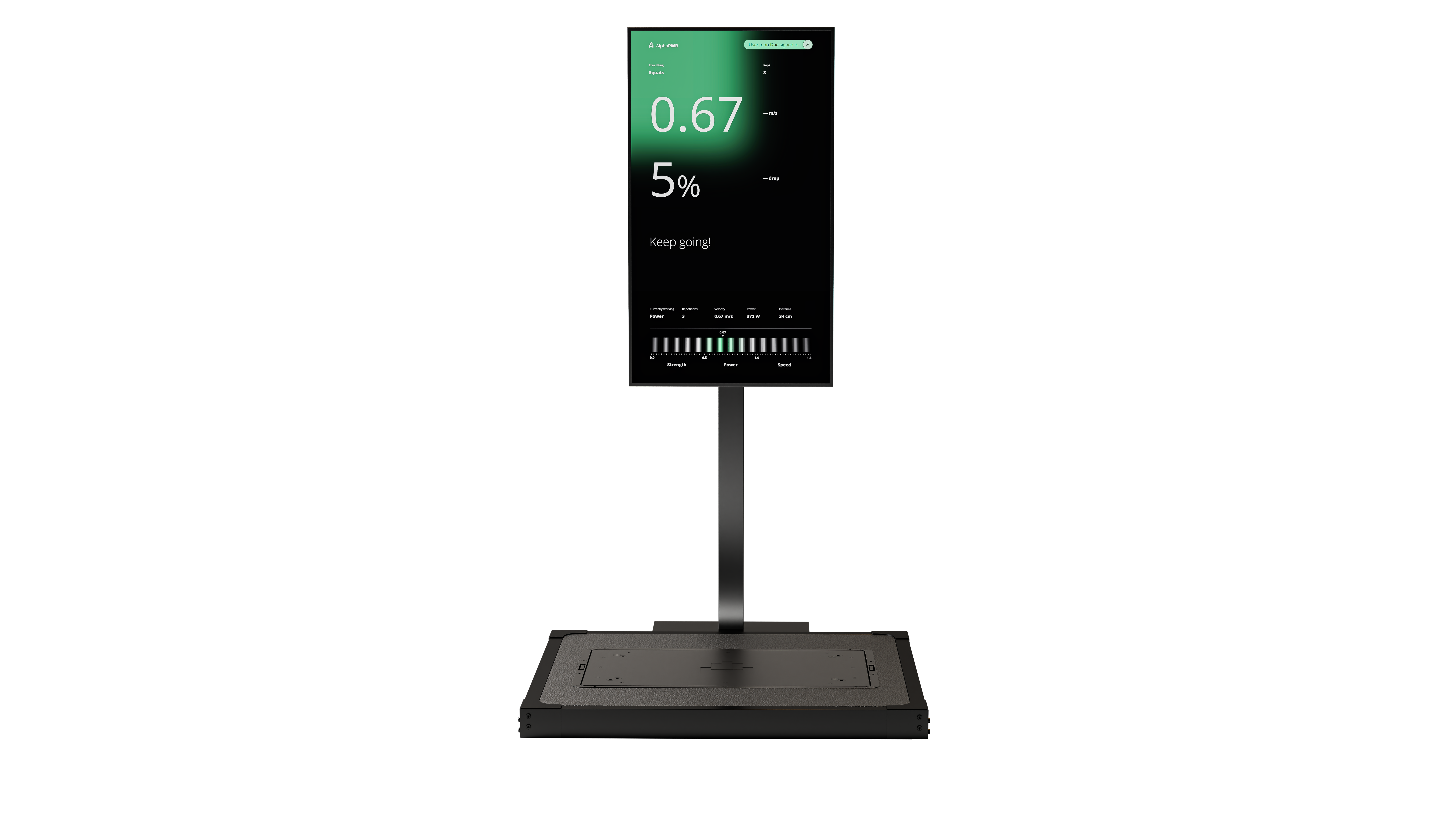 Alphatek Mini: a compact platform with a screen.